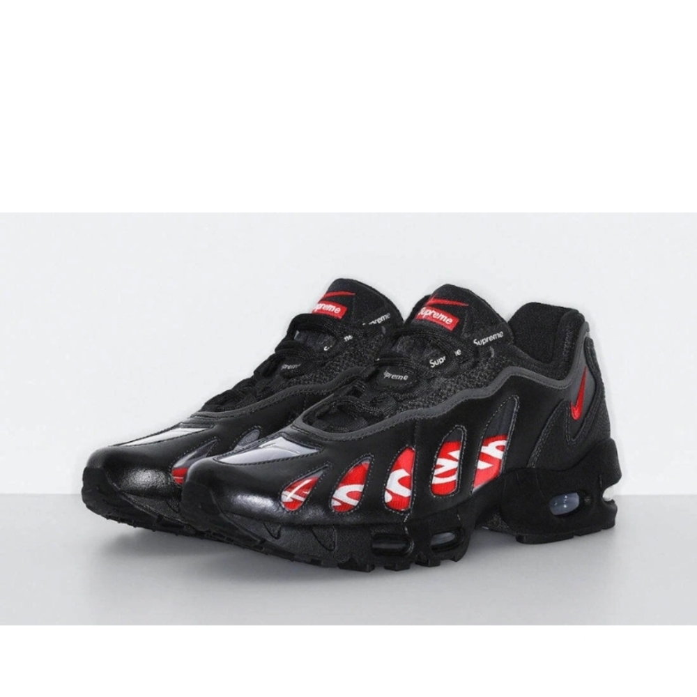 Supreme Black and Red Men's Sneakers